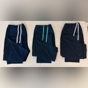 Six FIGS Drawstring Pants